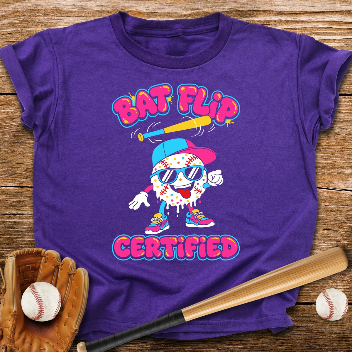 Bat Flip Certified Youth Tee - HomeRun PrintsKids clothes