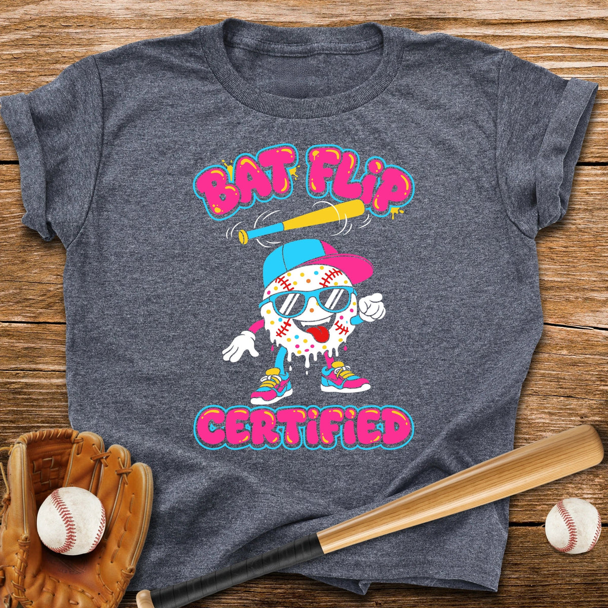 Bat Flip Certified Youth Tee - HomeRun PrintsKids clothes
