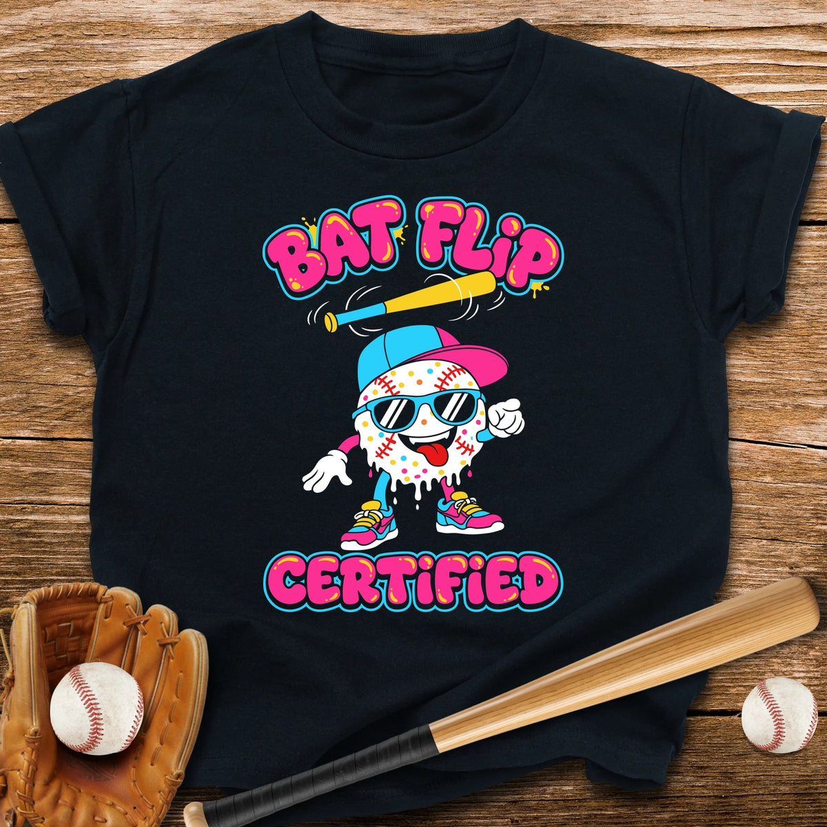 Bat Flip Certified Youth Tee - HomeRun PrintsKids clothes