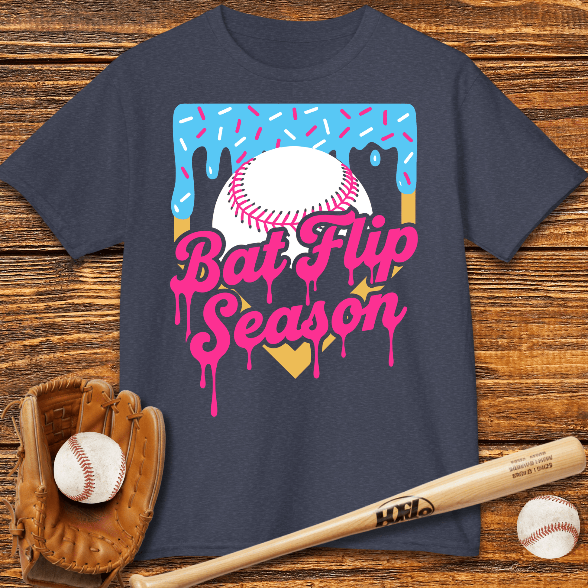 Bat Flip Season Kids T-shirt - HomeRun PrintsKids clothes