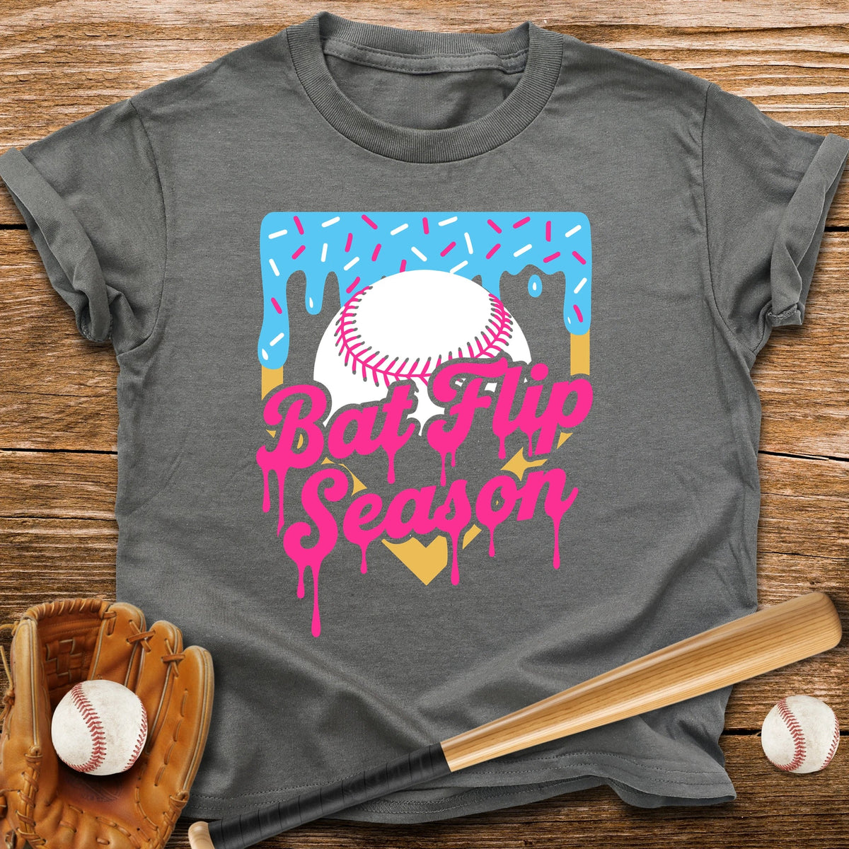 Bat Flip Season Youth Tee - HomeRun PrintsKids clothes