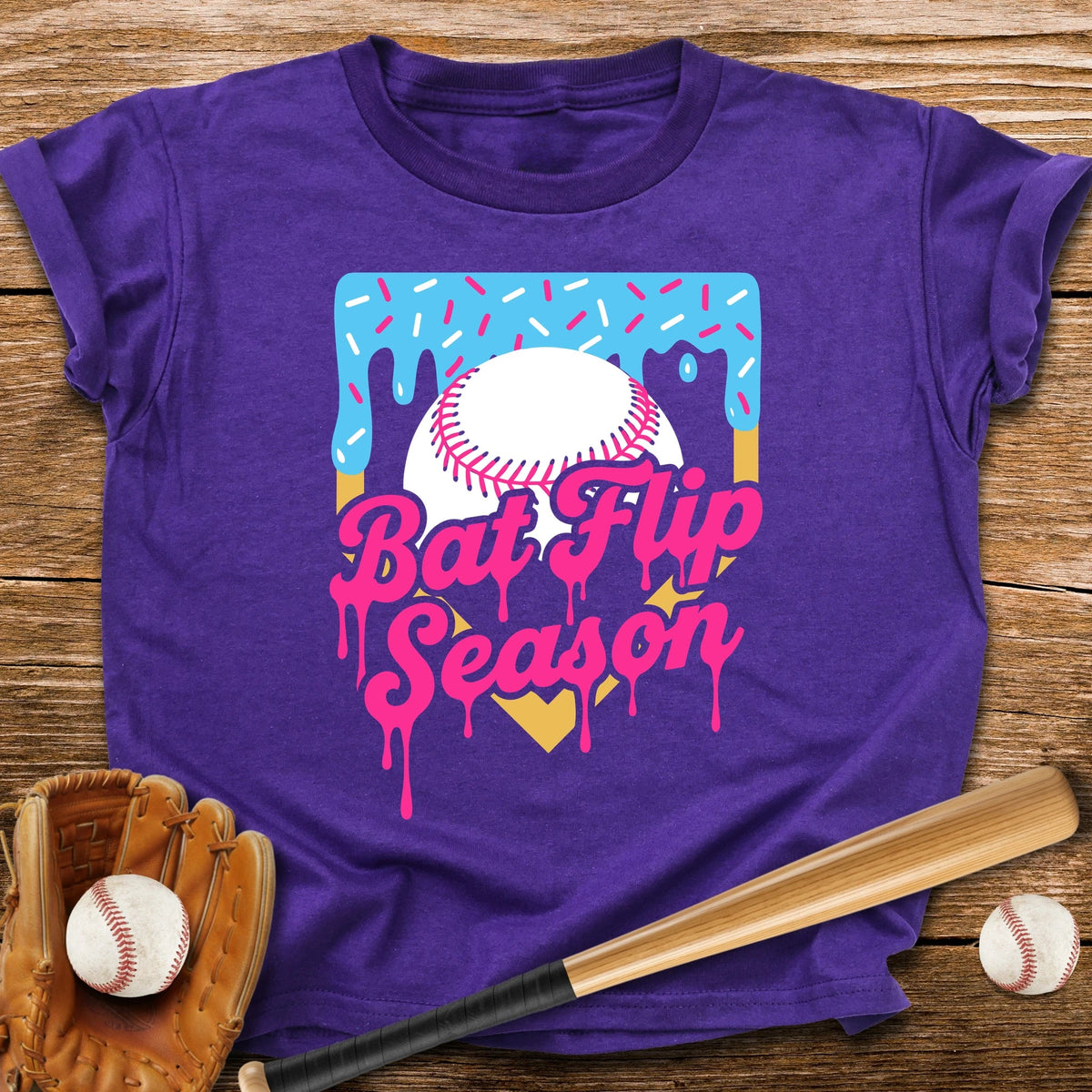 Bat Flip Season Youth Tee - HomeRun PrintsKids clothes