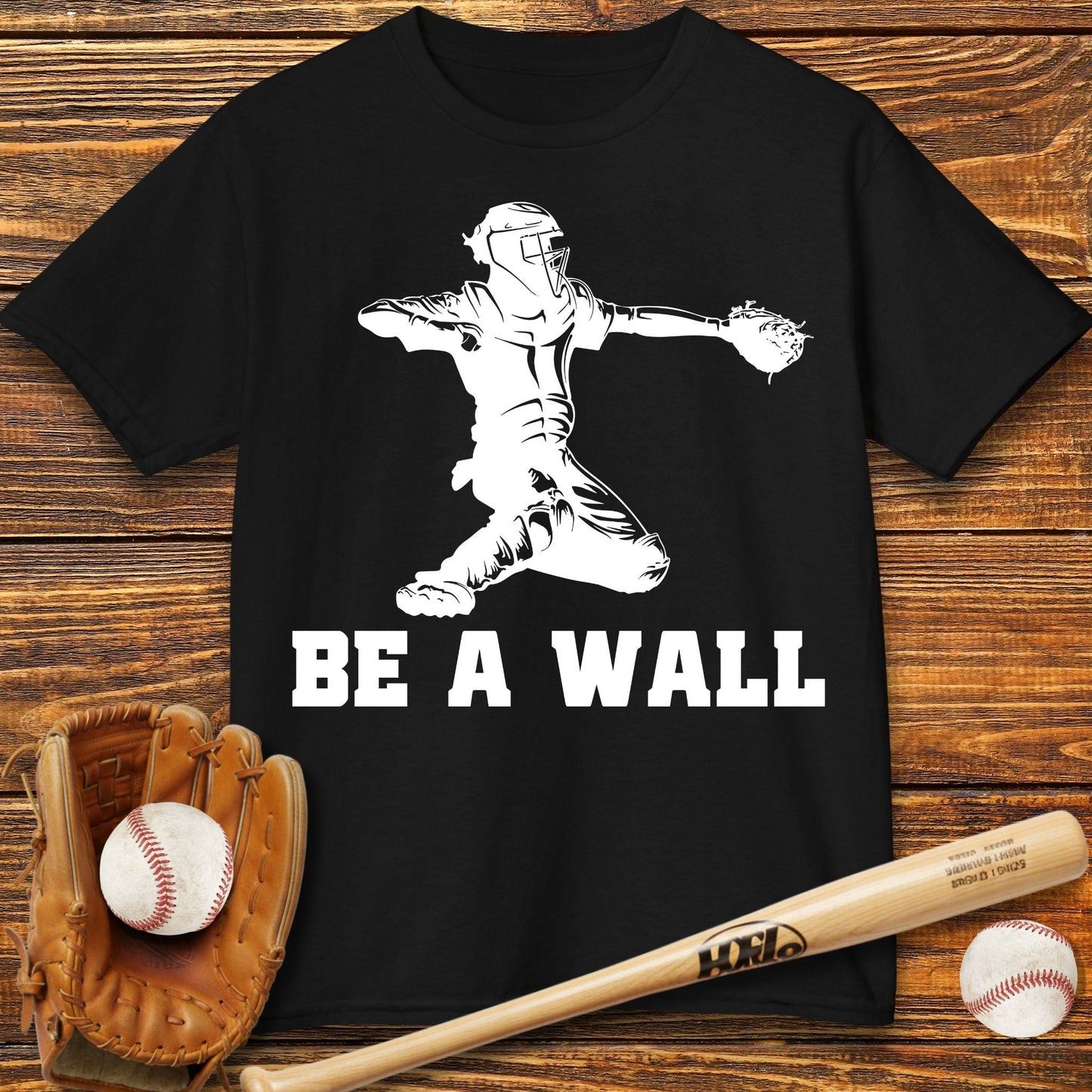 Be A Wall Pitcher Kids T-Shirt - HomeRun PrintsKids clothes