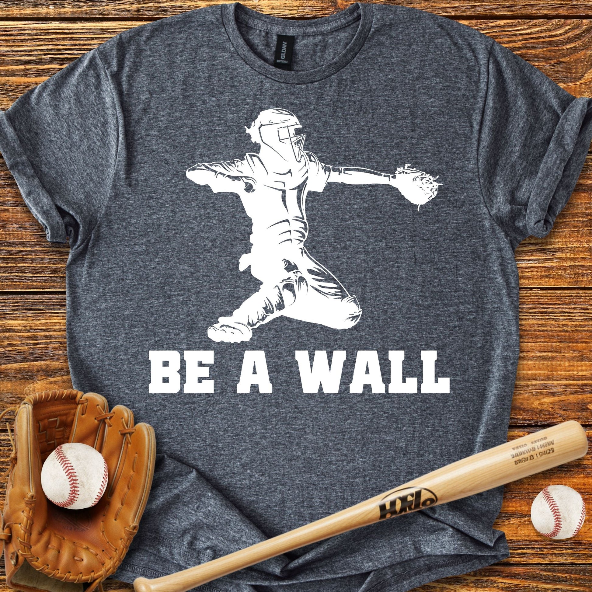 Be A Wall Pitcher T-Shirt - HomeRun PrintsT-Shirt