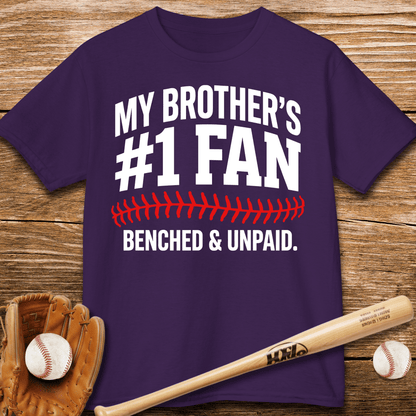 Benched Baseball Sibling Kids T-shirt - HomeRun PrintsKids clothes