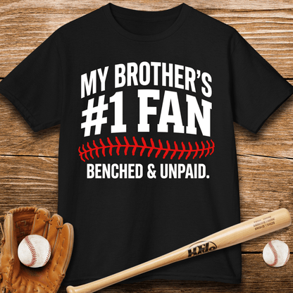 Benched Baseball Sibling Kids T-shirt - HomeRun PrintsKids clothes