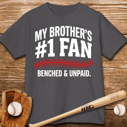 Benched Baseball Sibling Kids T-shirt - HomeRun PrintsKids clothes