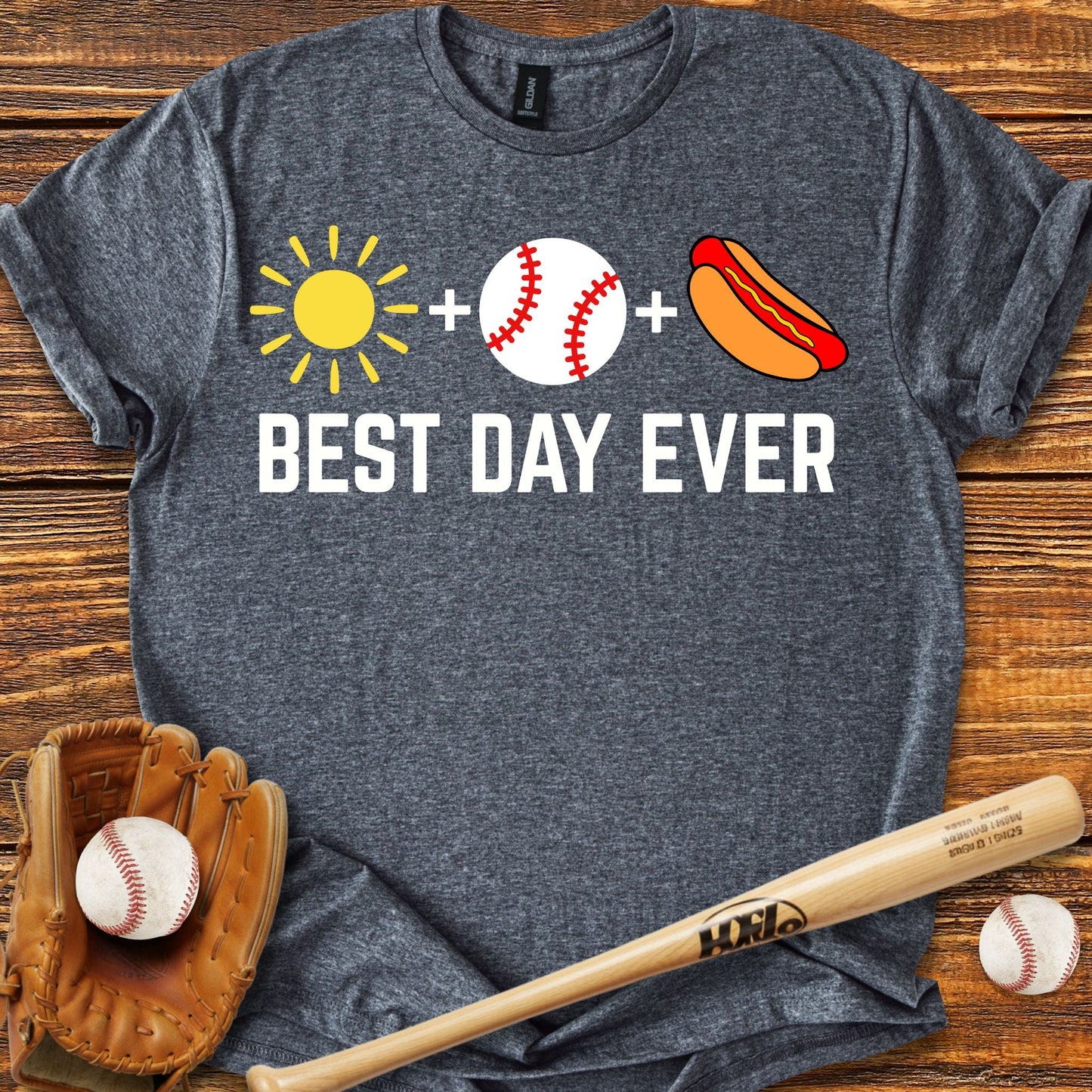 Best Day Ever Baseball T-Shirt - HomeRun PrintsT-Shirt