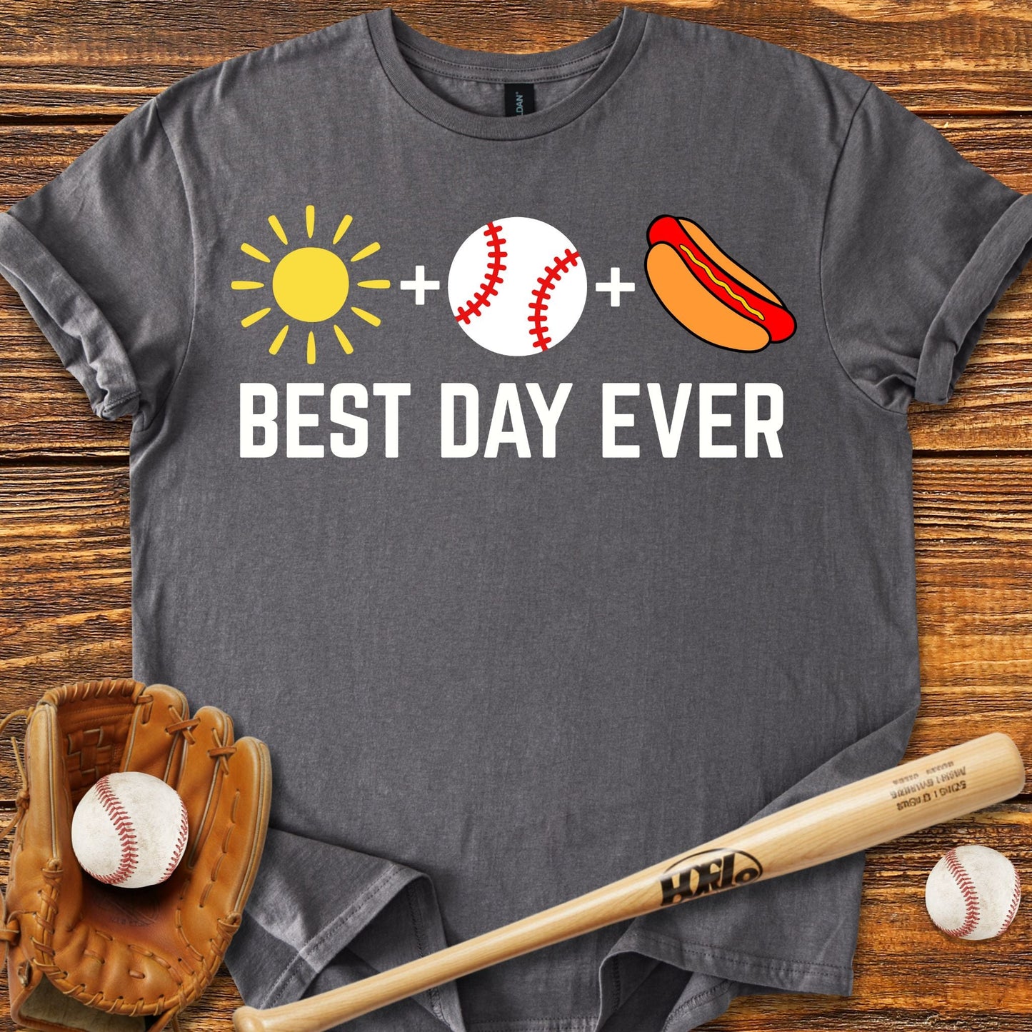 Best Day Ever Baseball T-Shirt - HomeRun PrintsT-Shirt