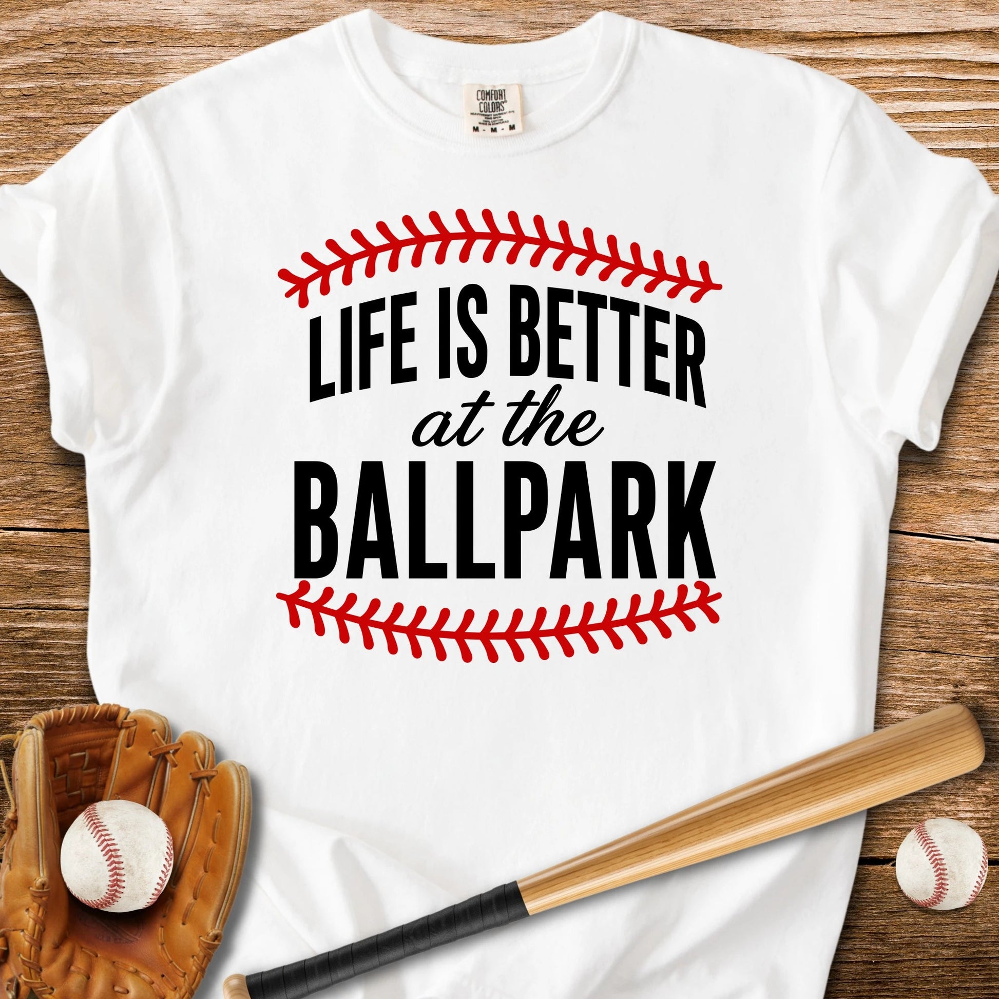 Better At The Ballpark - HomeRun PrintsComfort Colors