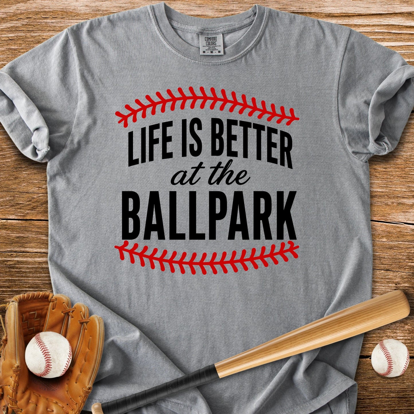 Better At The Ballpark - HomeRun PrintsComfort Colors