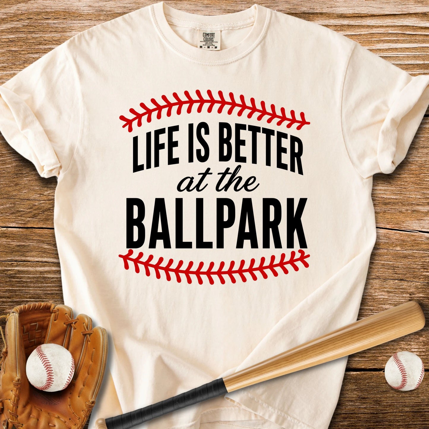Better At The Ballpark - HomeRun PrintsComfort Colors