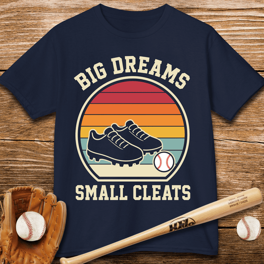 Big Dreams Small Cleats Kids T-shirt - HomeRun PrintsKids clothes