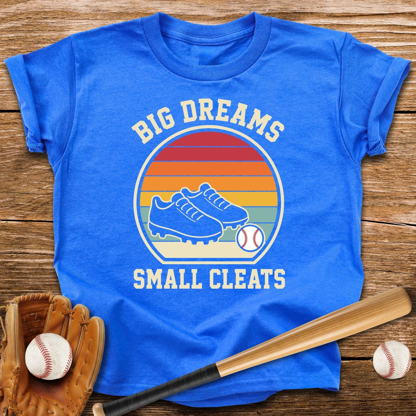 Big Dreams Small Cleats Youth Tee - HomeRun PrintsKids clothes