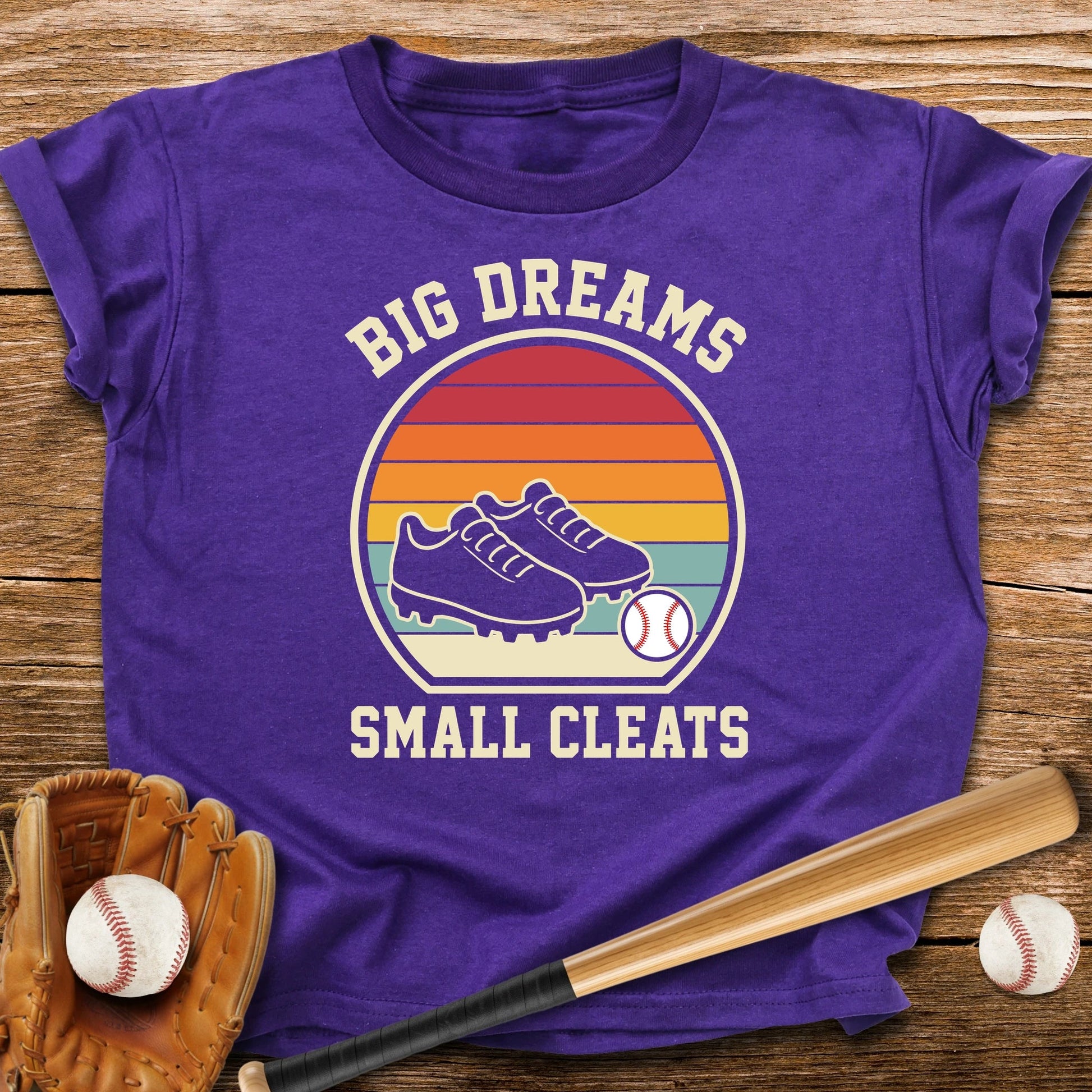Big Dreams Small Cleats Youth Tee - HomeRun PrintsKids clothes