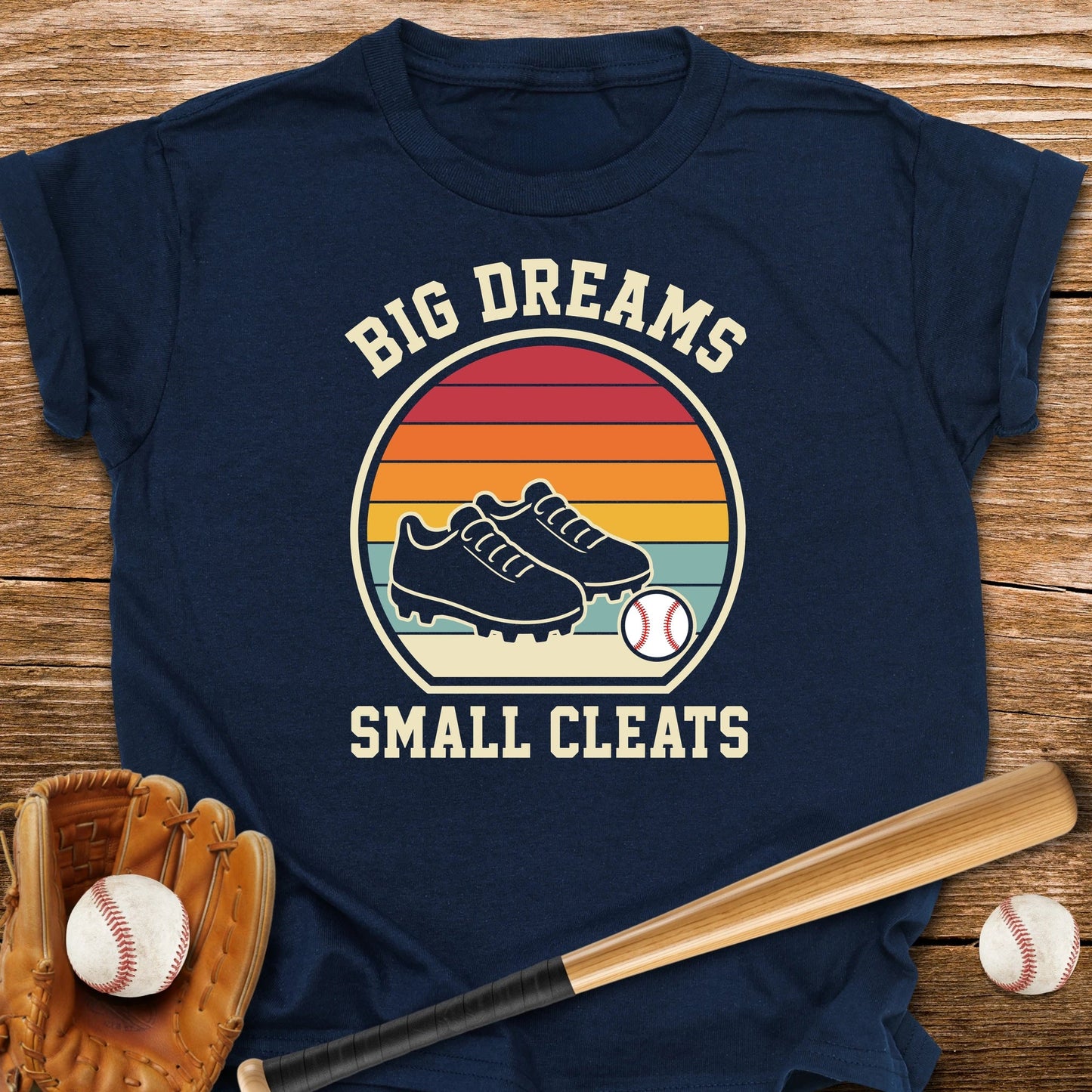 Big Dreams Small Cleats Youth Tee - HomeRun PrintsKids clothes