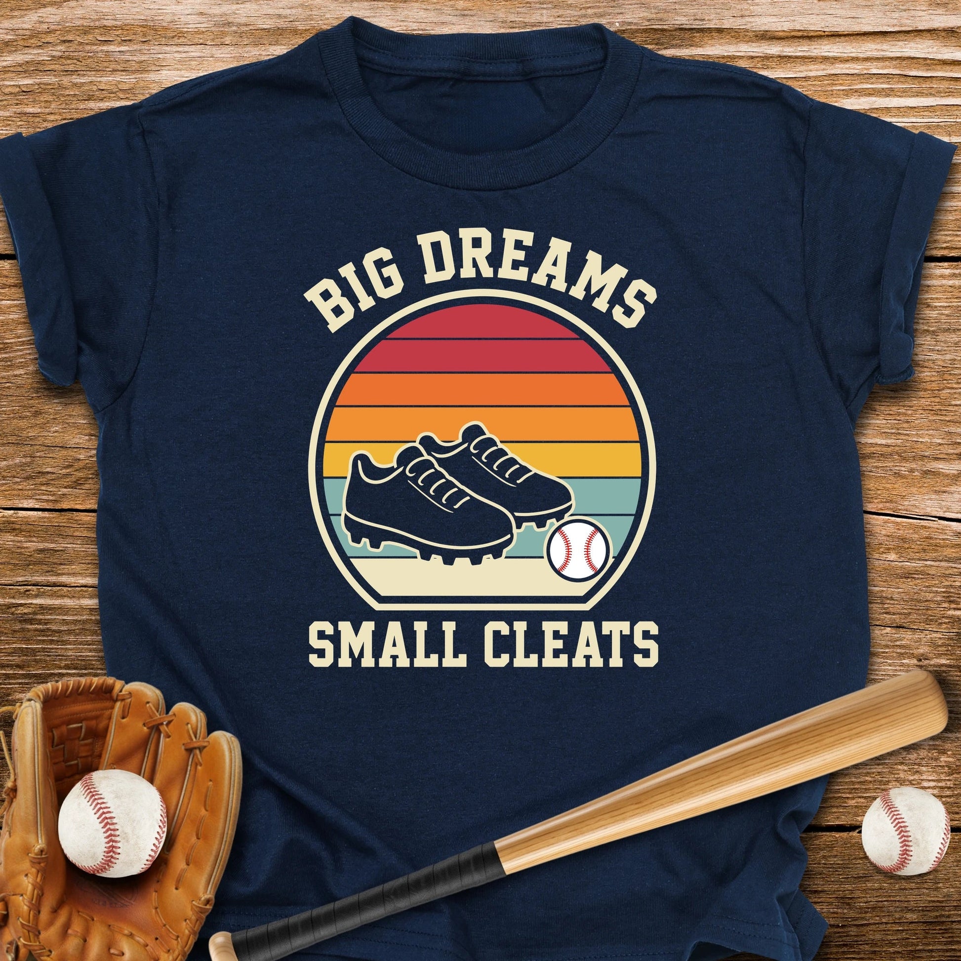 Big Dreams Small Cleats Youth Tee - HomeRun PrintsKids clothes