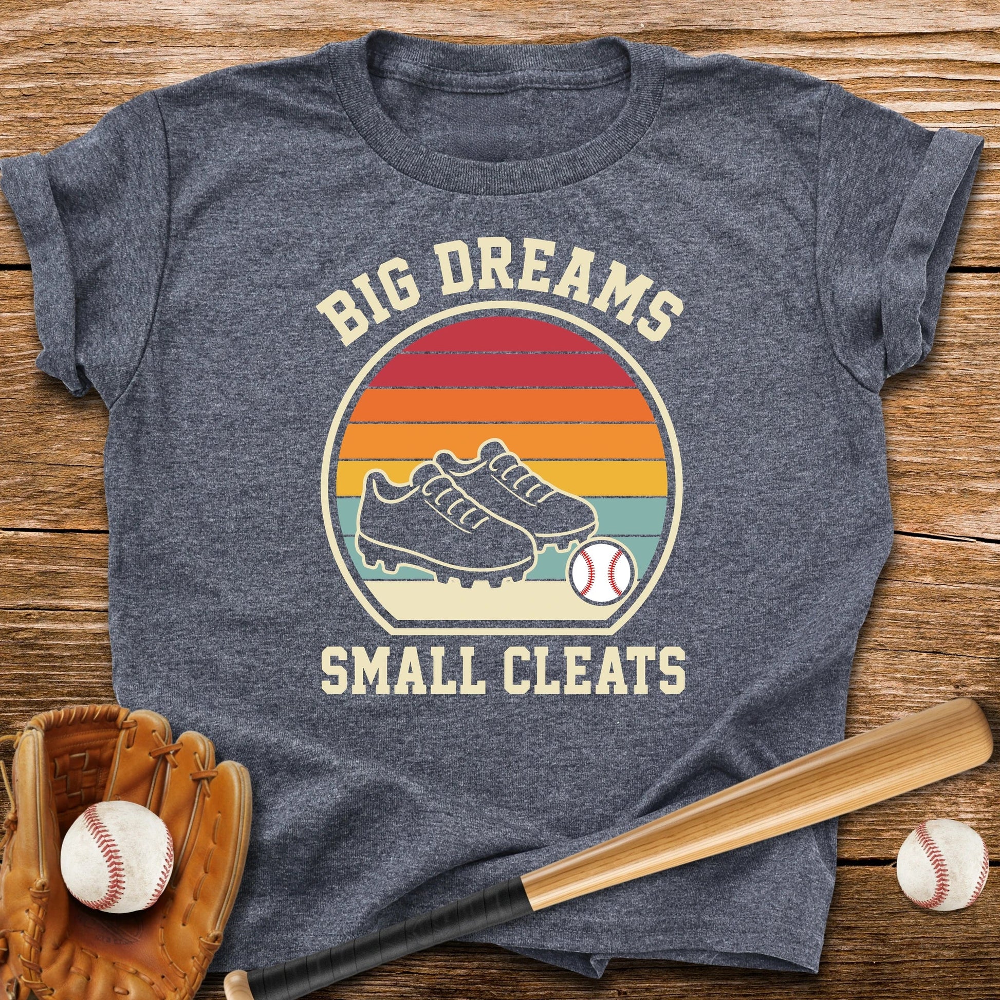 Big Dreams Small Cleats Youth Tee - HomeRun PrintsKids clothes