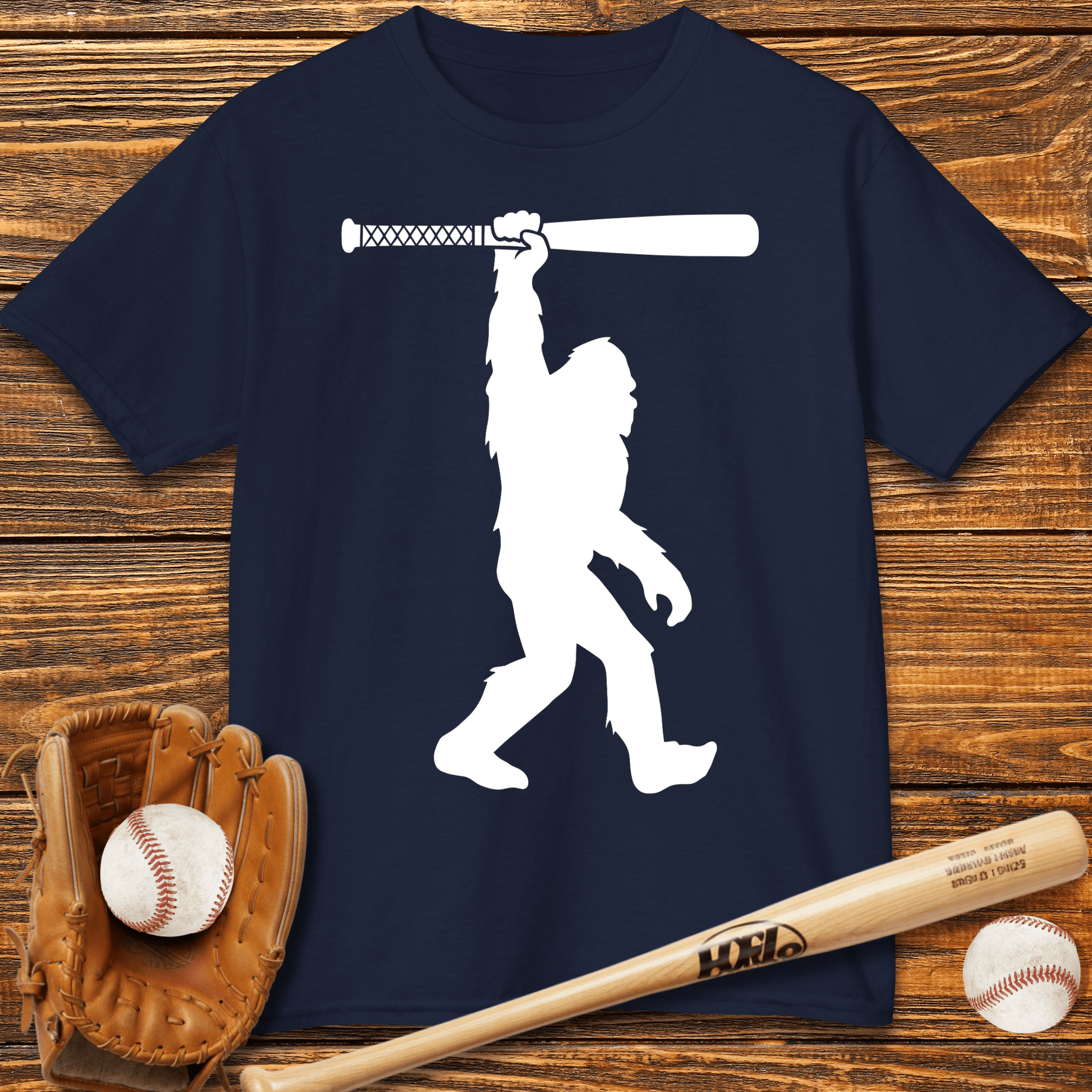 Bigfoot Baseball Kids T-Shirt - HomeRun PrintsKids clothes