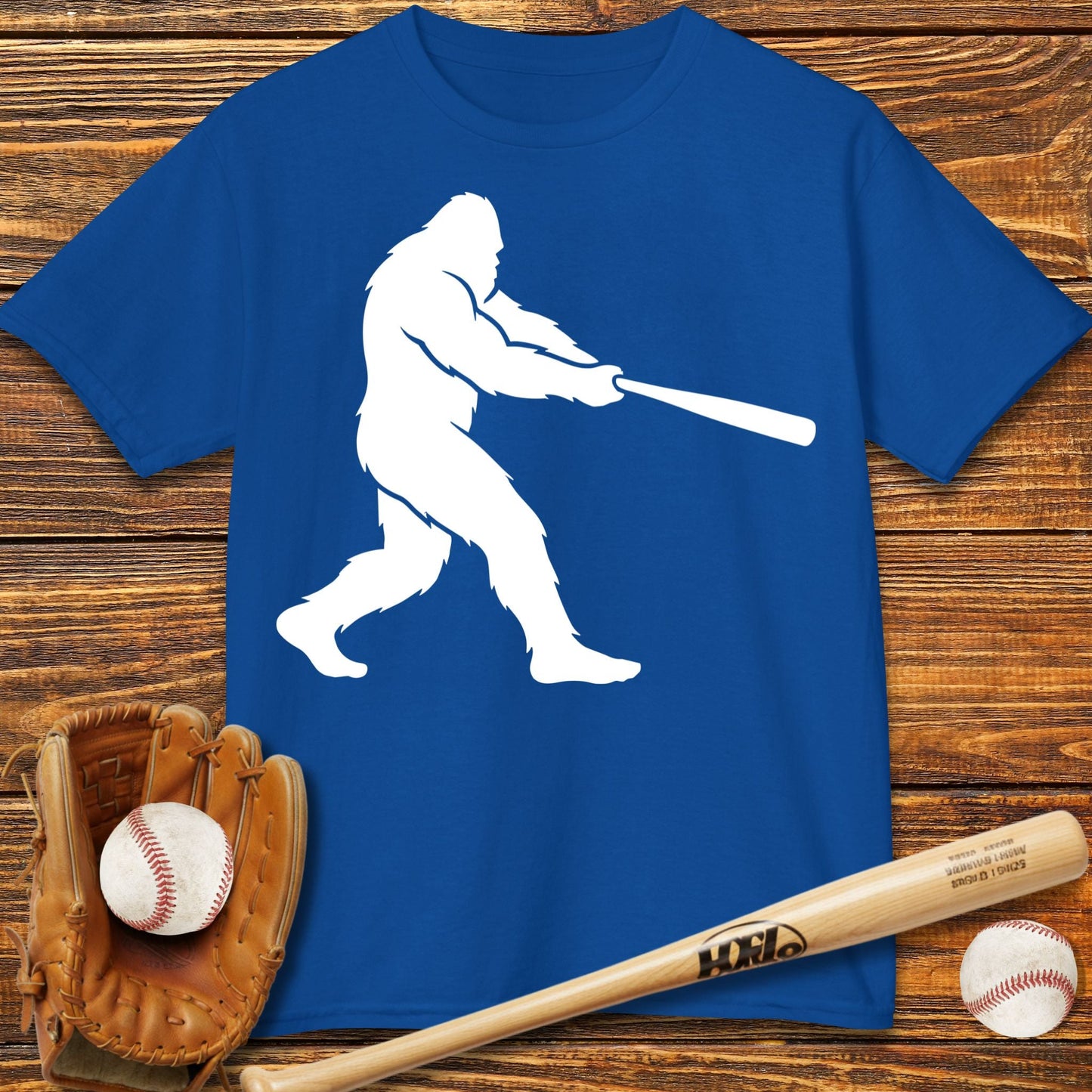 Bigfoot Baseball Kids T-Shirt - HomeRun PrintsKids clothes