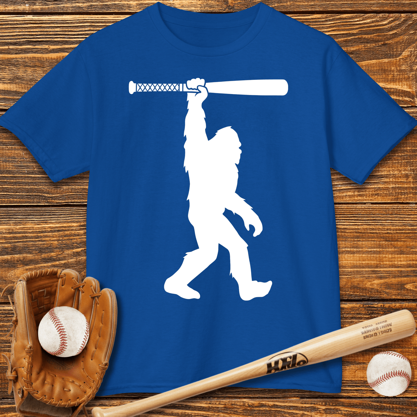 Bigfoot Baseball Kids T-Shirt - HomeRun PrintsKids clothes