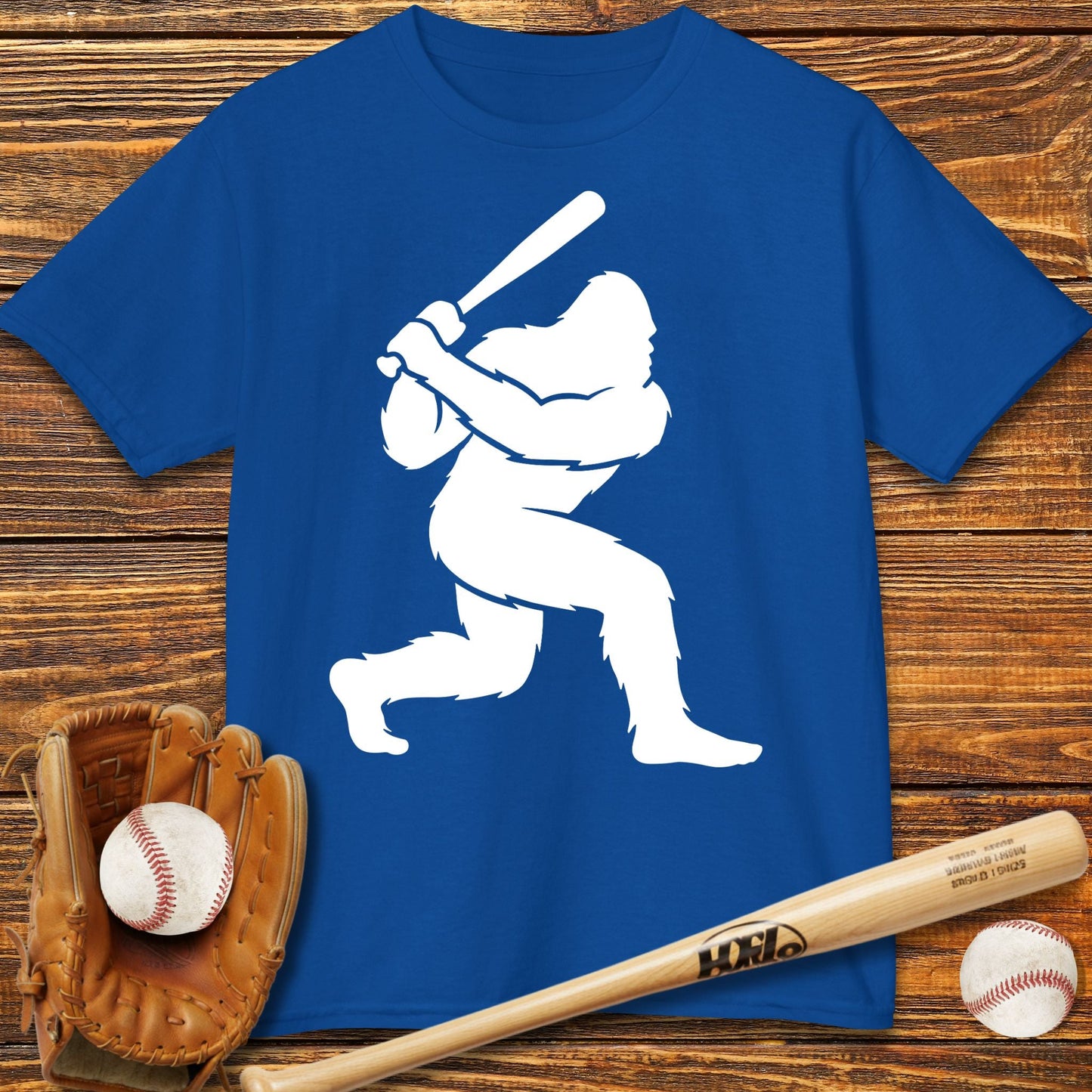 Bigfoot Baseball Kids T-Shirt - HomeRun PrintsKids clothes