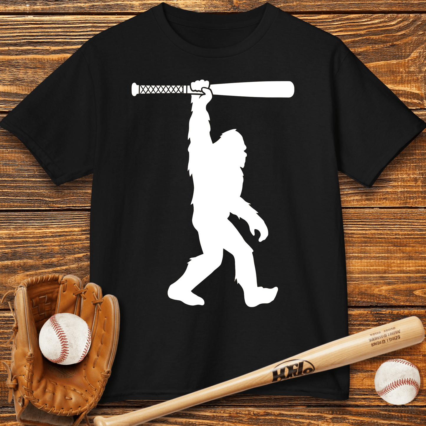 Bigfoot Baseball Kids T-Shirt - HomeRun PrintsKids clothes