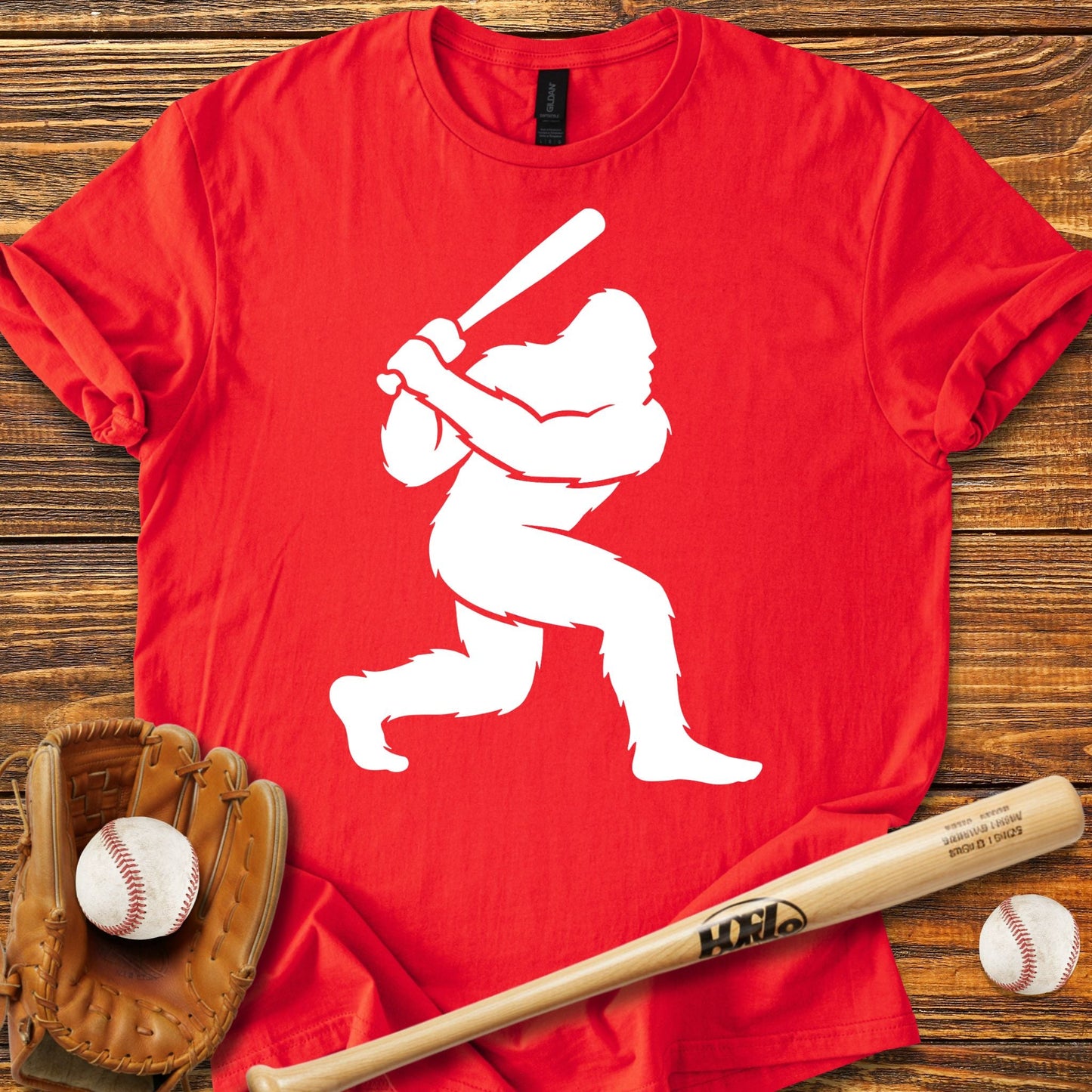 Bigfoot Baseball T-shirt - HomeRun PrintsT-Shirt