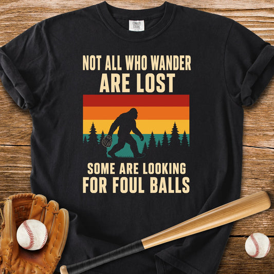 Bigfoot Foul Ball Hunter - HomeRun PrintsComfort Colors