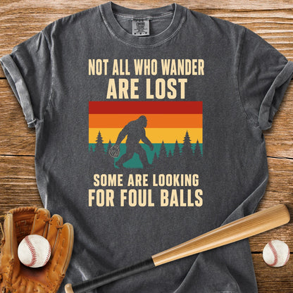 Bigfoot Foul Ball Hunter - HomeRun PrintsComfort Colors