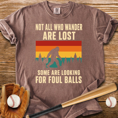 Bigfoot Foul Ball Hunter - HomeRun PrintsComfort Colors