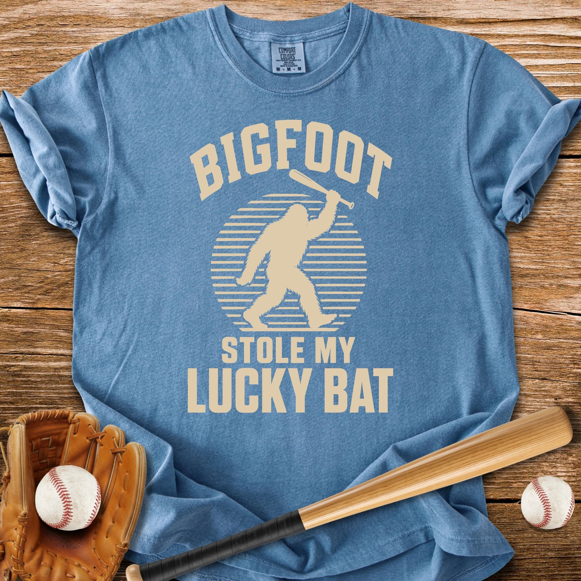 Bigfoot Lucky Bat - HomeRun PrintsComfort Colors