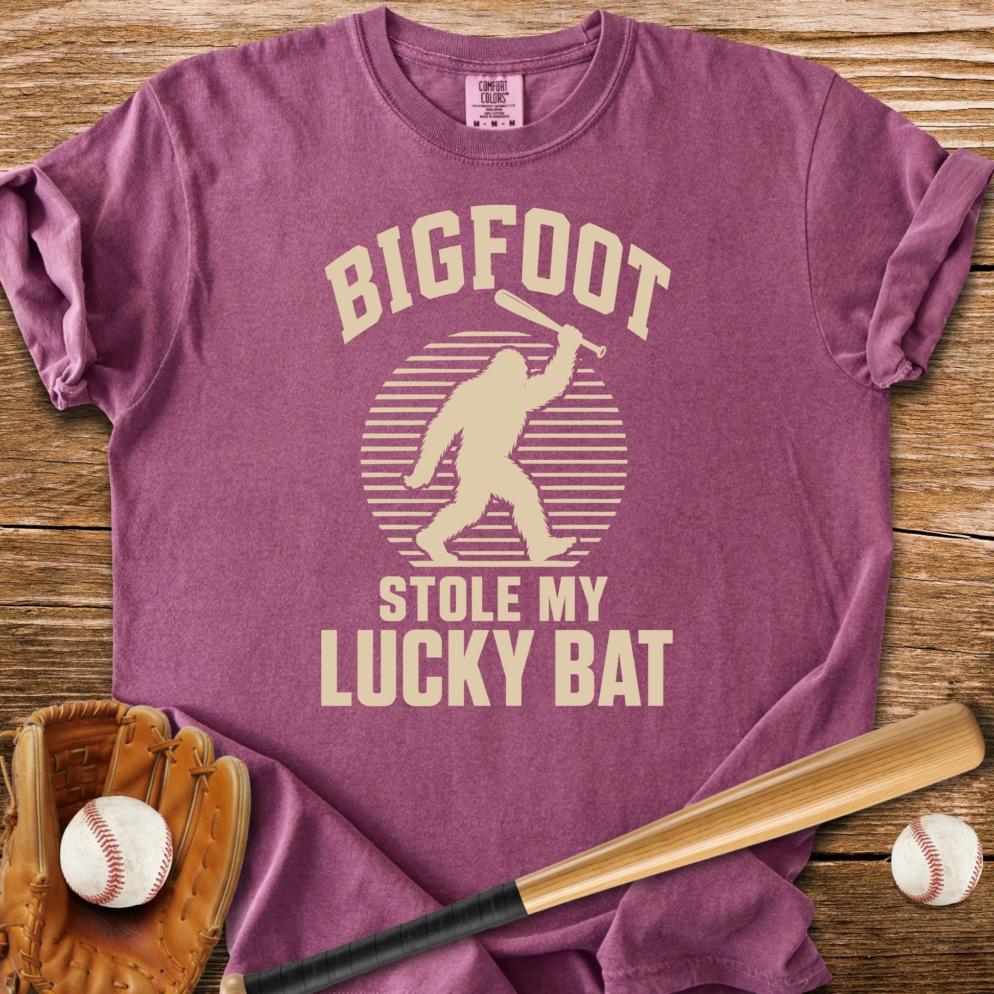 Bigfoot Lucky Bat - HomeRun PrintsComfort Colors