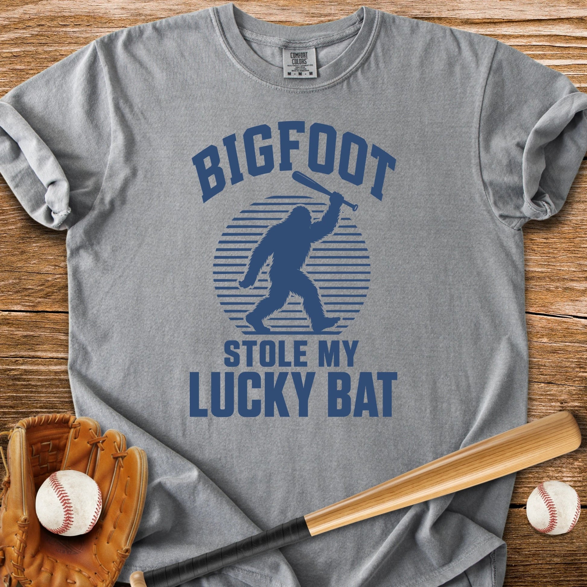 Bigfoot Lucky Bat - HomeRun PrintsComfort Colors