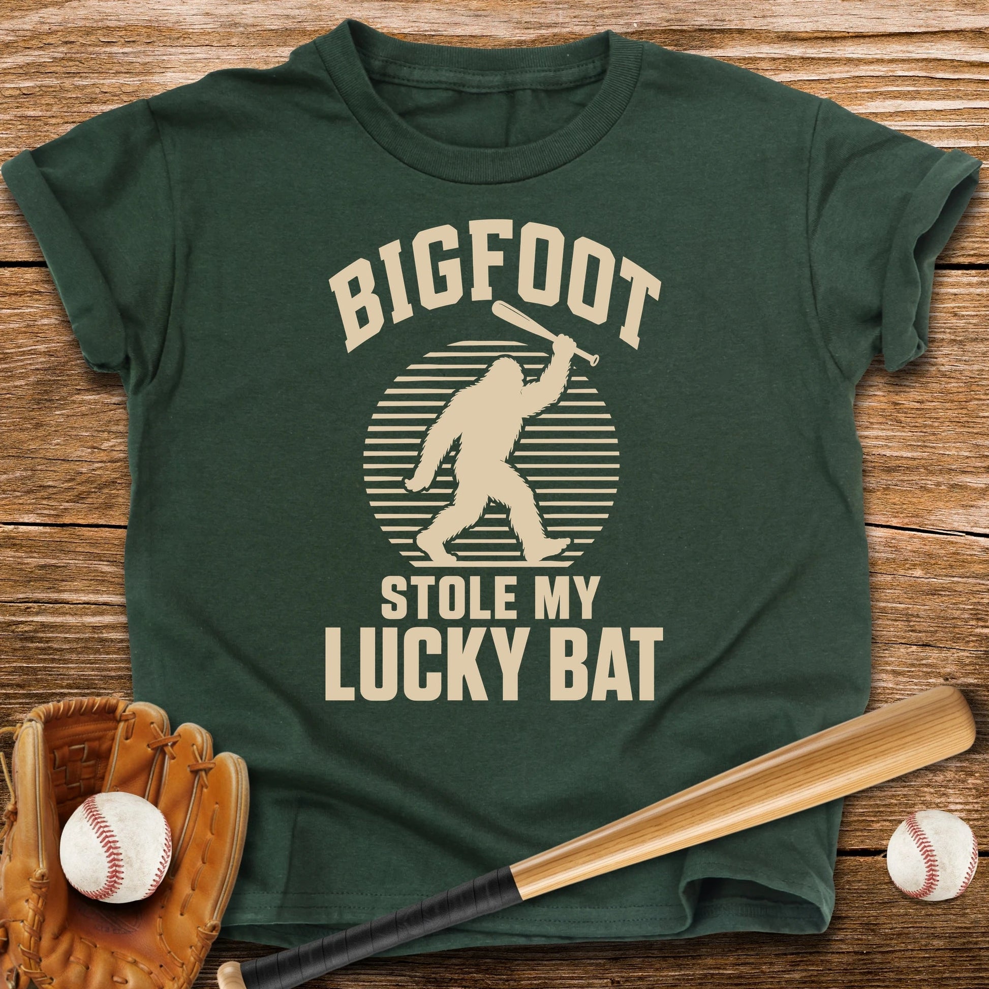 Bigfoot Lucky Bat Youth Tee - HomeRun PrintsKids clothes