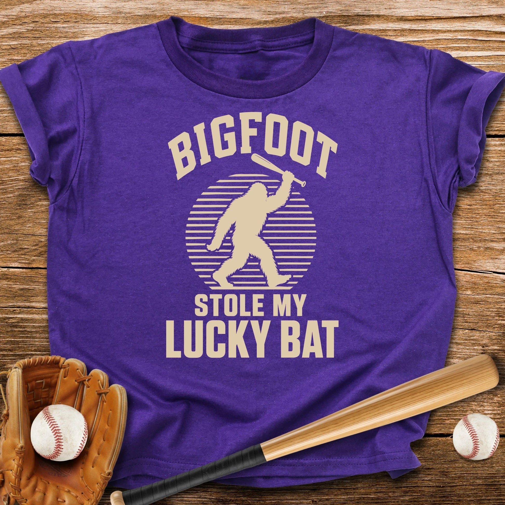 Bigfoot Lucky Bat Youth Tee - HomeRun PrintsKids clothes