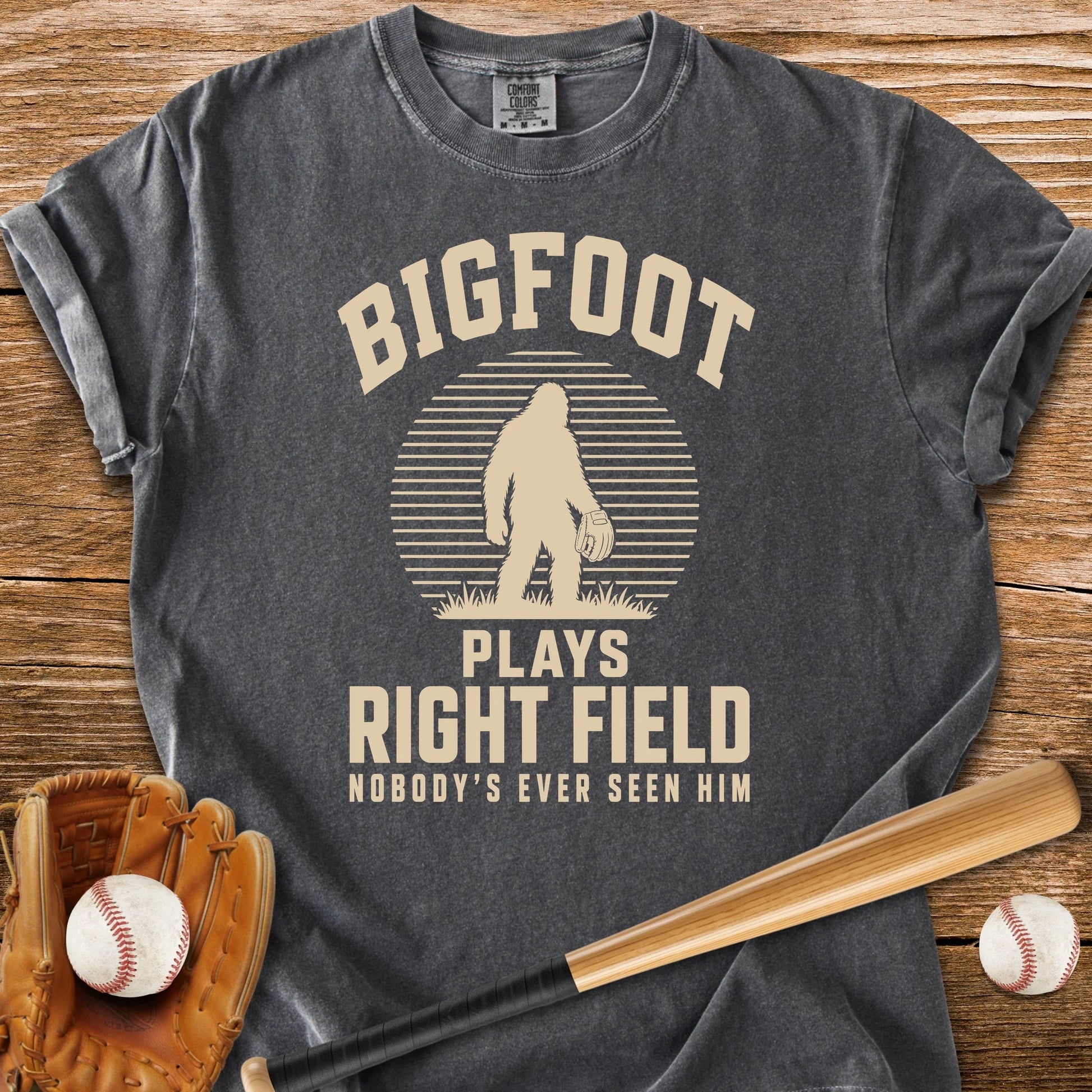 Bigfoot Right Field - HomeRun PrintsComfort Colors
