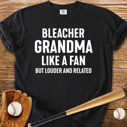 Bleacher Grandma Louder - HomeRun PrintsComfort Colors
