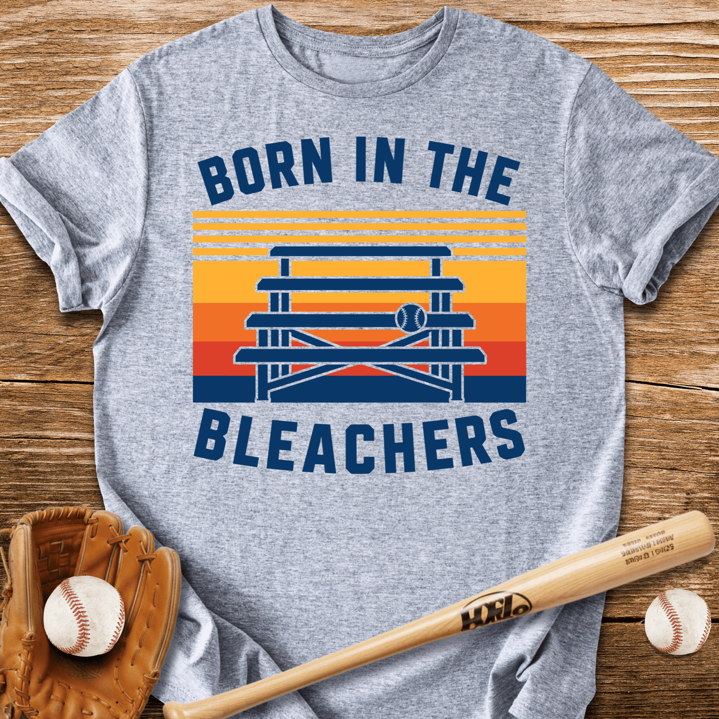 Bleacher-Raised Fan T-Shirt - HomeRun PrintsT-Shirt