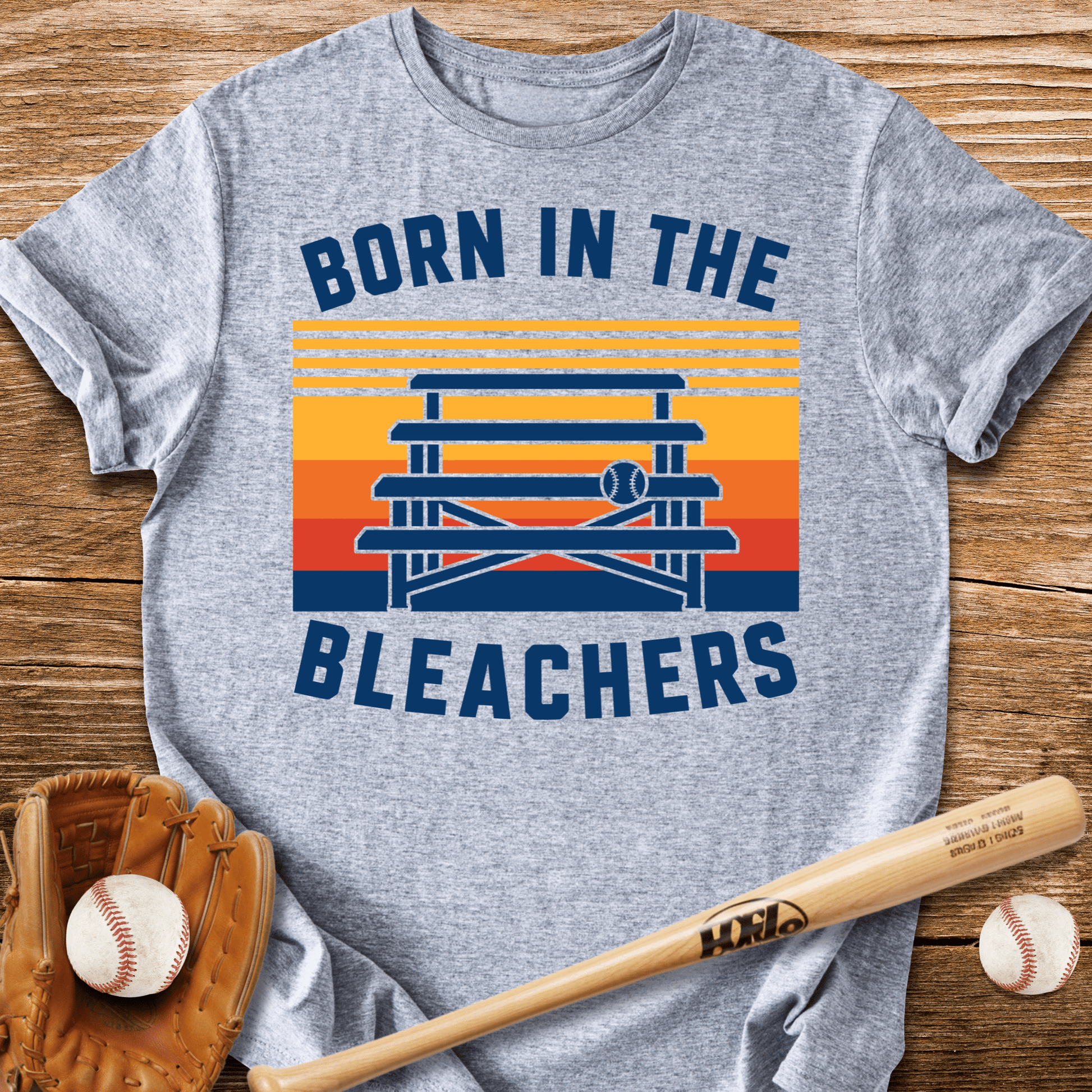 Bleacher-Raised Fan T-Shirt - HomeRun PrintsT-Shirt