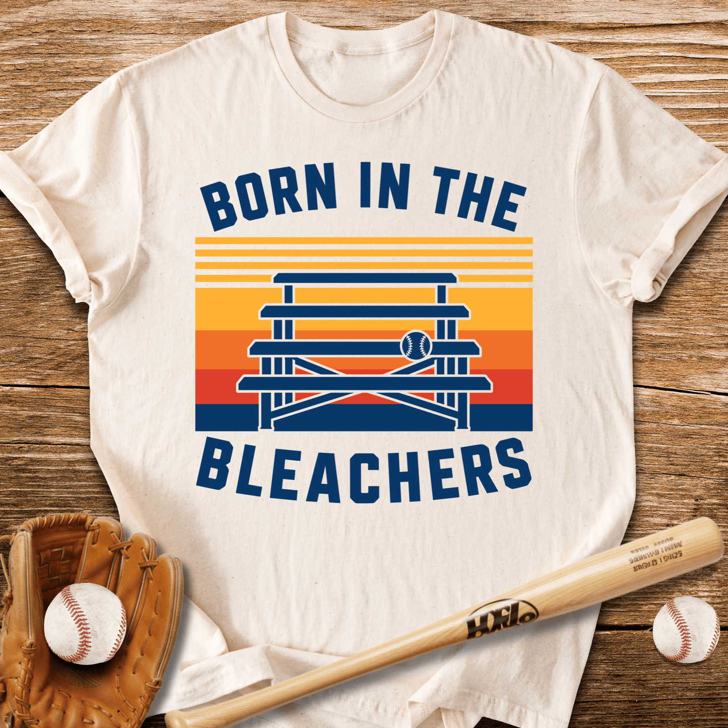 Bleacher-Raised Fan T-Shirt - HomeRun PrintsT-Shirt