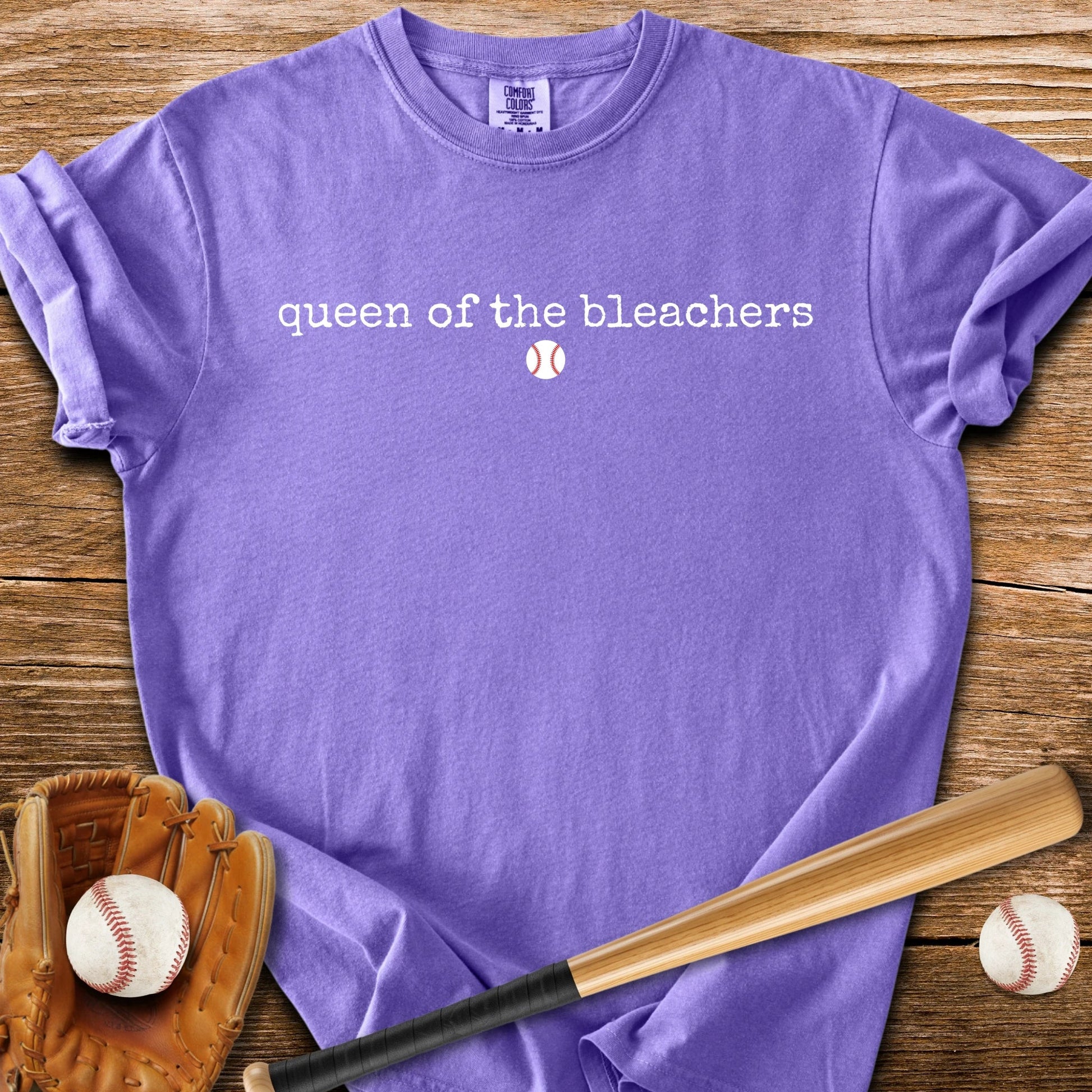 Bleacher Throne Mom - HomeRun PrintsComfort Colors