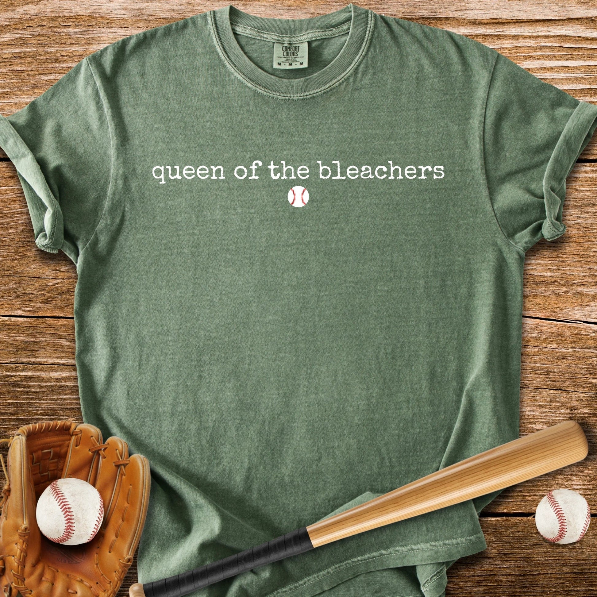 Bleacher Throne Mom - HomeRun PrintsComfort Colors