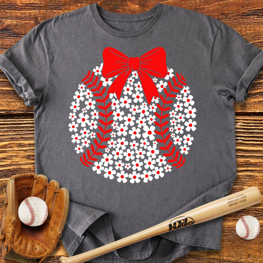 Boho Flower Baseball T-Shirt - HomeRun PrintsT-Shirt