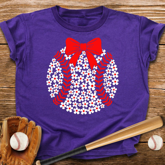 Boho Flower Baseball Youth Tee - HomeRun PrintsKids clothes