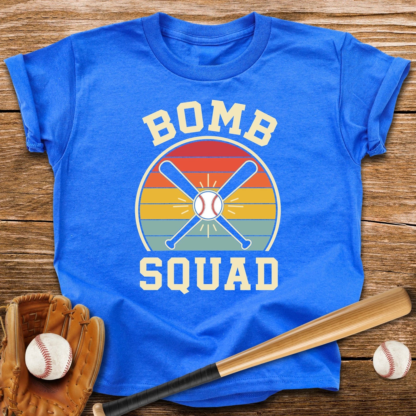 Bomb Squad Baseball Youth Tee - HomeRun PrintsKids clothes