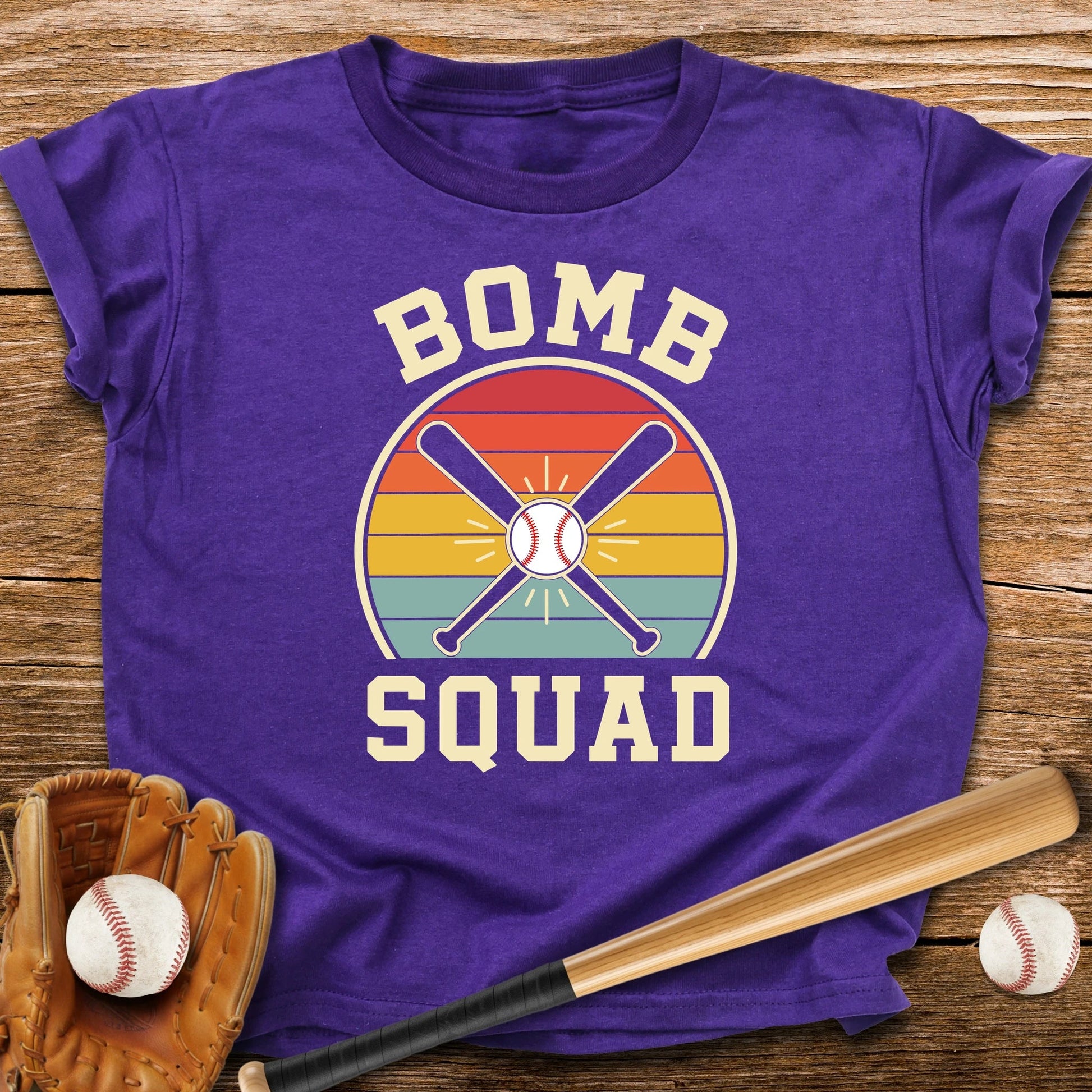 Bomb Squad Baseball Youth Tee - HomeRun PrintsKids clothes