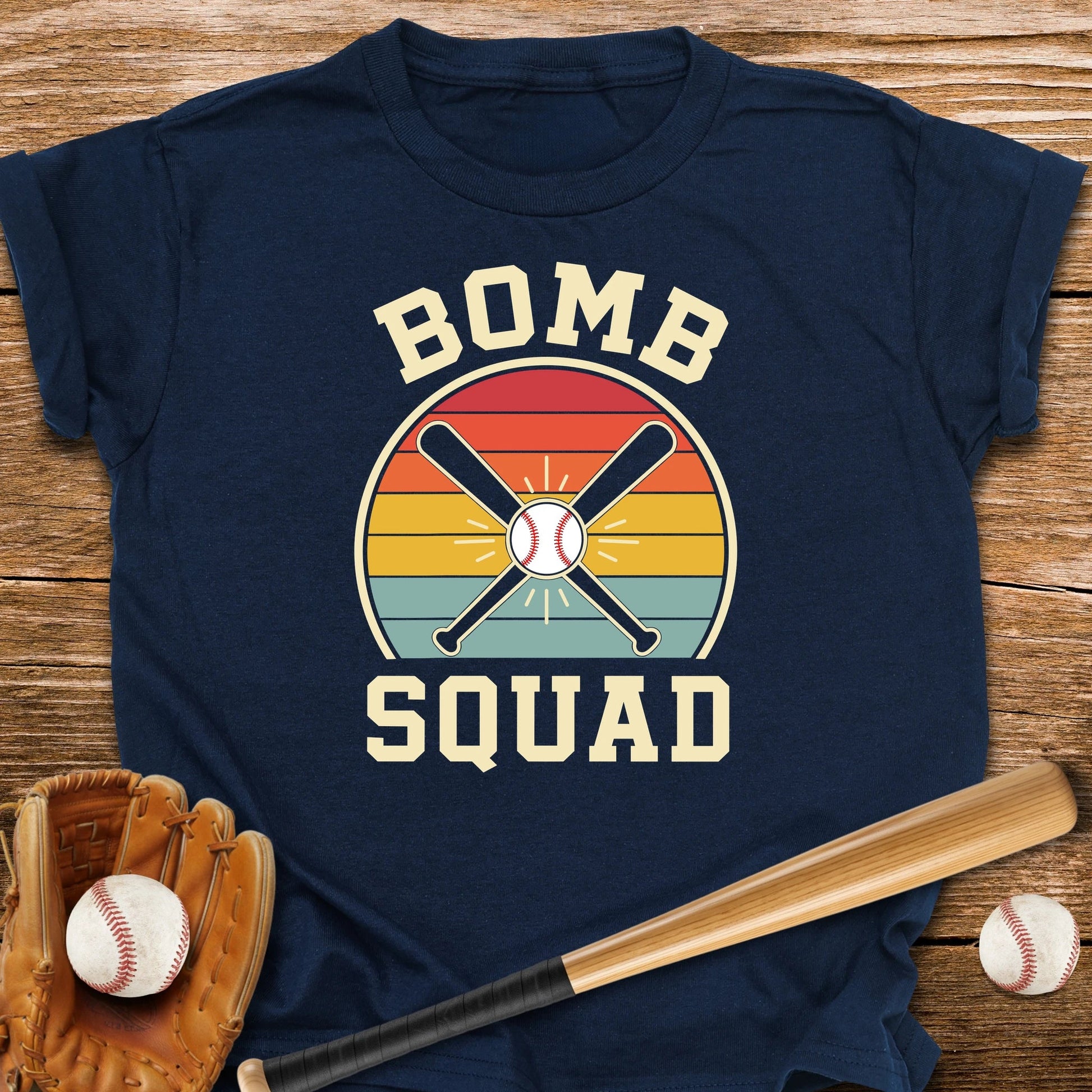 Bomb Squad Baseball Youth Tee - HomeRun PrintsKids clothes