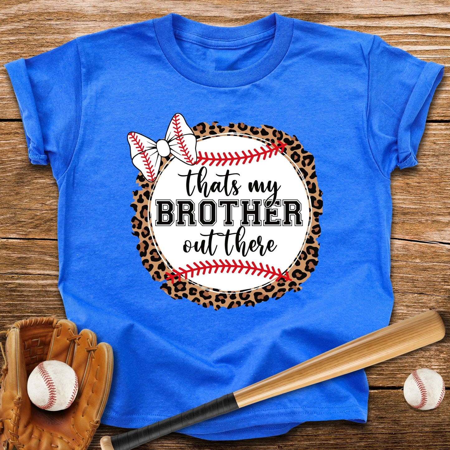 Bow-Wearing Brother Fan Youth Tee - HomeRun PrintsKids clothes