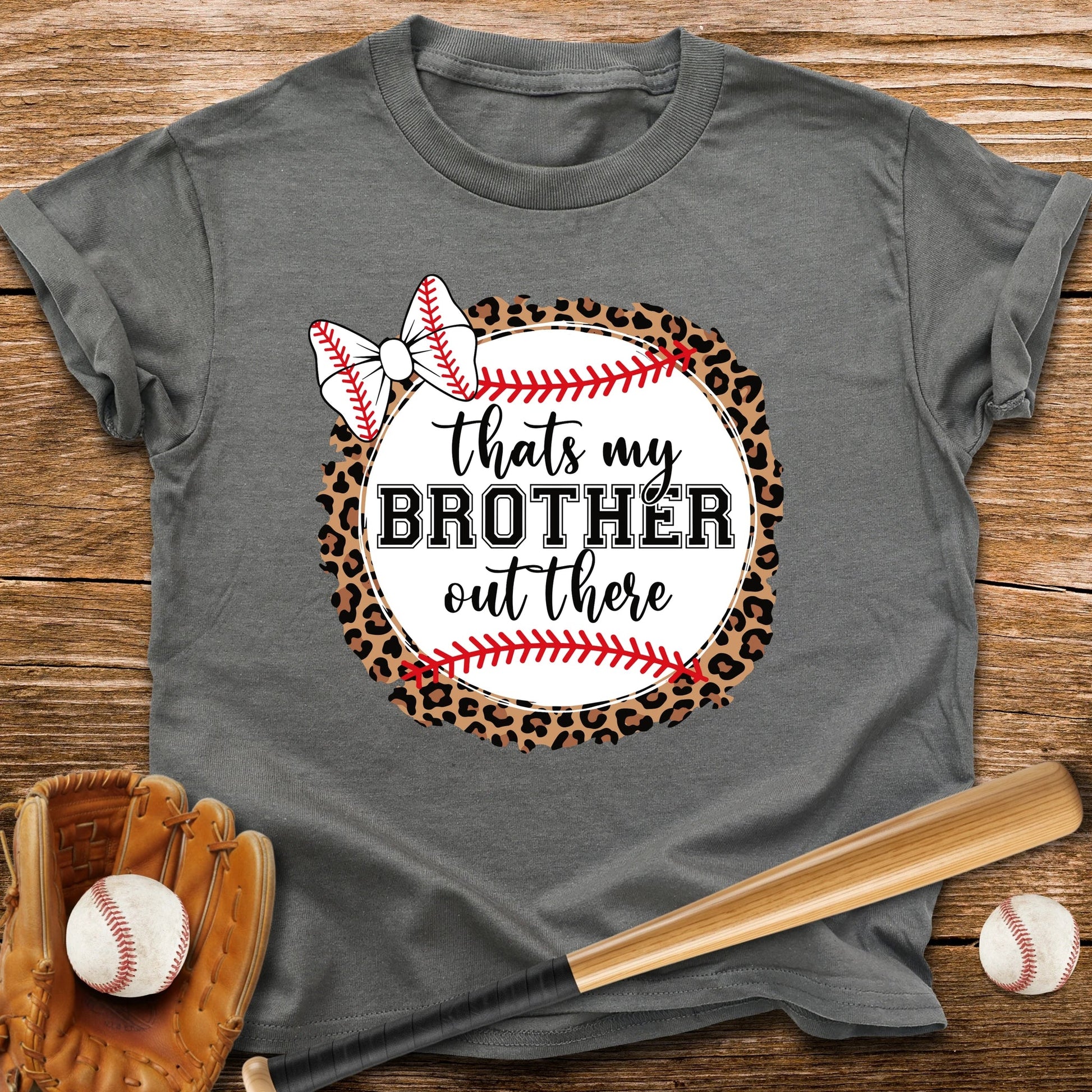 Bow-Wearing Brother Fan Youth Tee - HomeRun PrintsKids clothes
